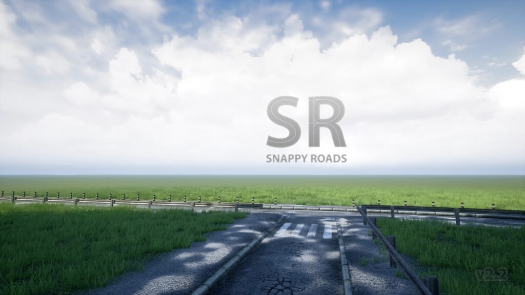 UnrealEngine4交通车辆公路道路创建插件Spline Road Tool Features Overview