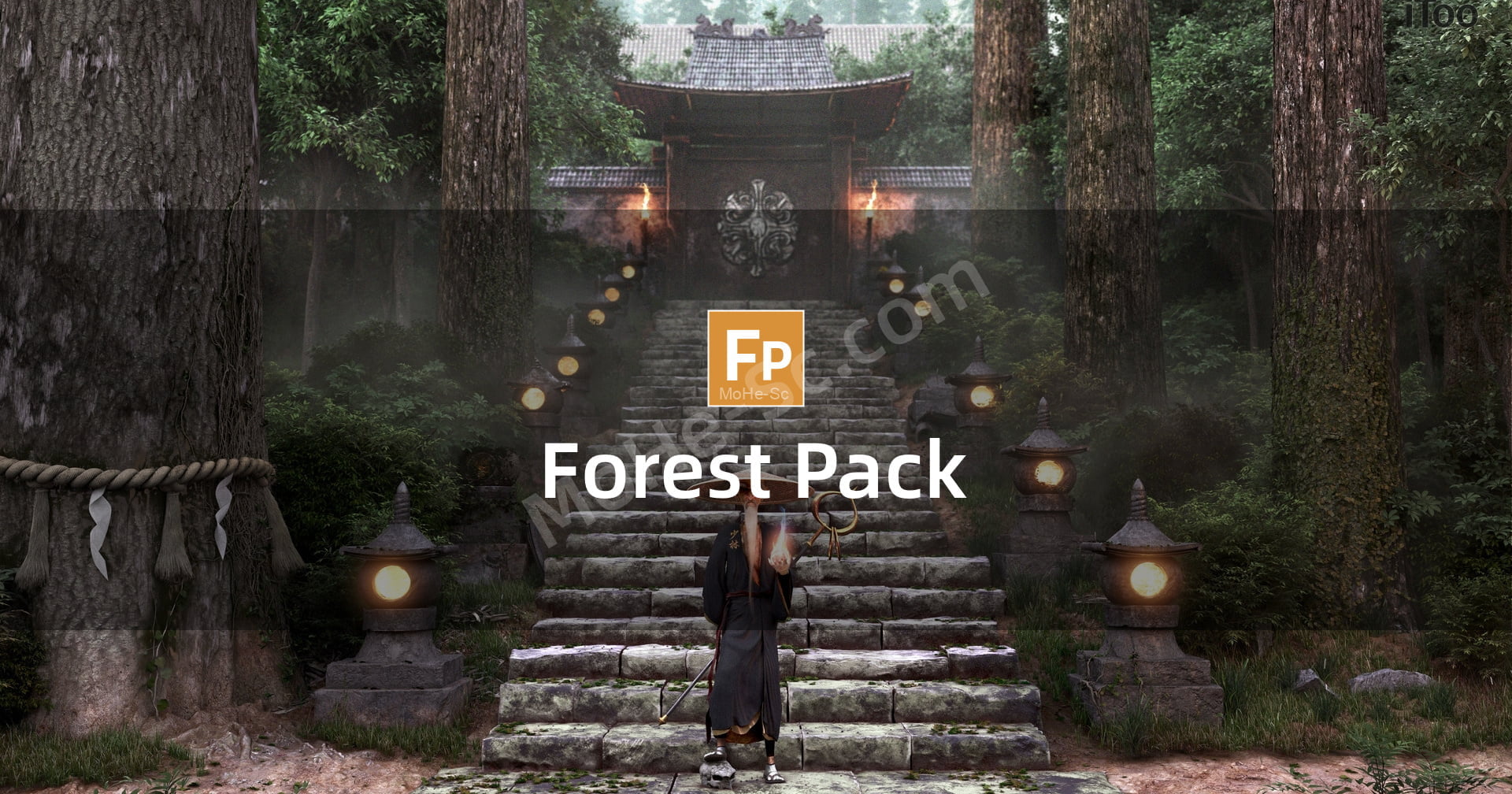 Itoo Forest Pack 8.0.00 森林插件 For 3DSMAX 2014 ~ 2024 汉化永久版