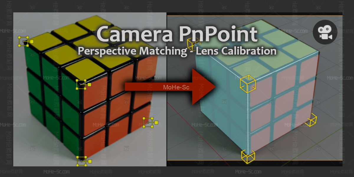 Blender摄像机点投射插件 Camera PnPoint V0.0.5 For Blender 2.93 ~ 3.1