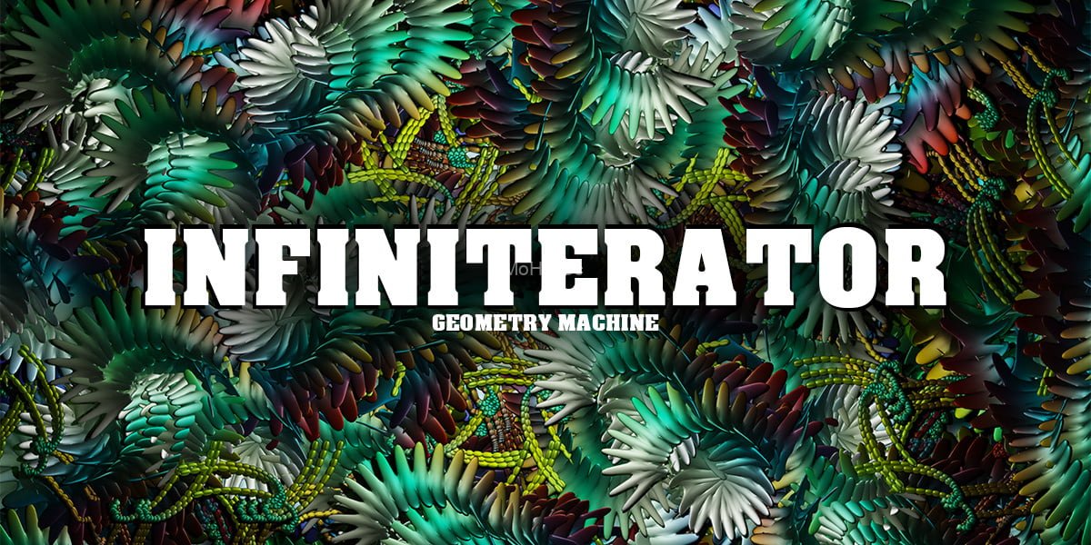 Blender程序化几何分型模型无限复制插件 Infiniterator V2.1 – Geometry Machine