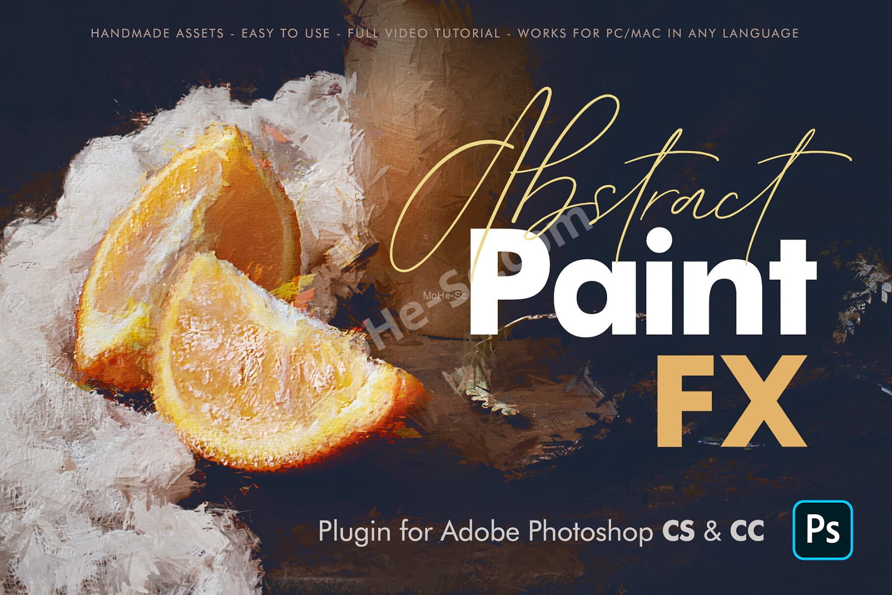 PS抽象油画风格特效插件 Abstract Paint FX – Photoshop Plugin