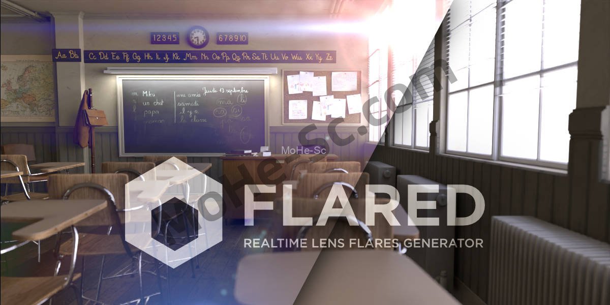 Blender镜头光斑光效插件 Flared V1.9.51 – Lens Flares In Blender For Blender 2.9+