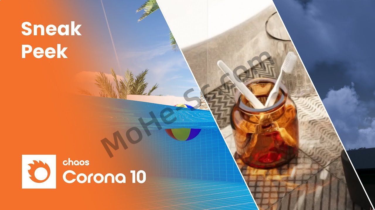 Corona Renderer 10（RC3）实时交互渲染器+破解补丁 For 3DMAX 2016 ~ 2024