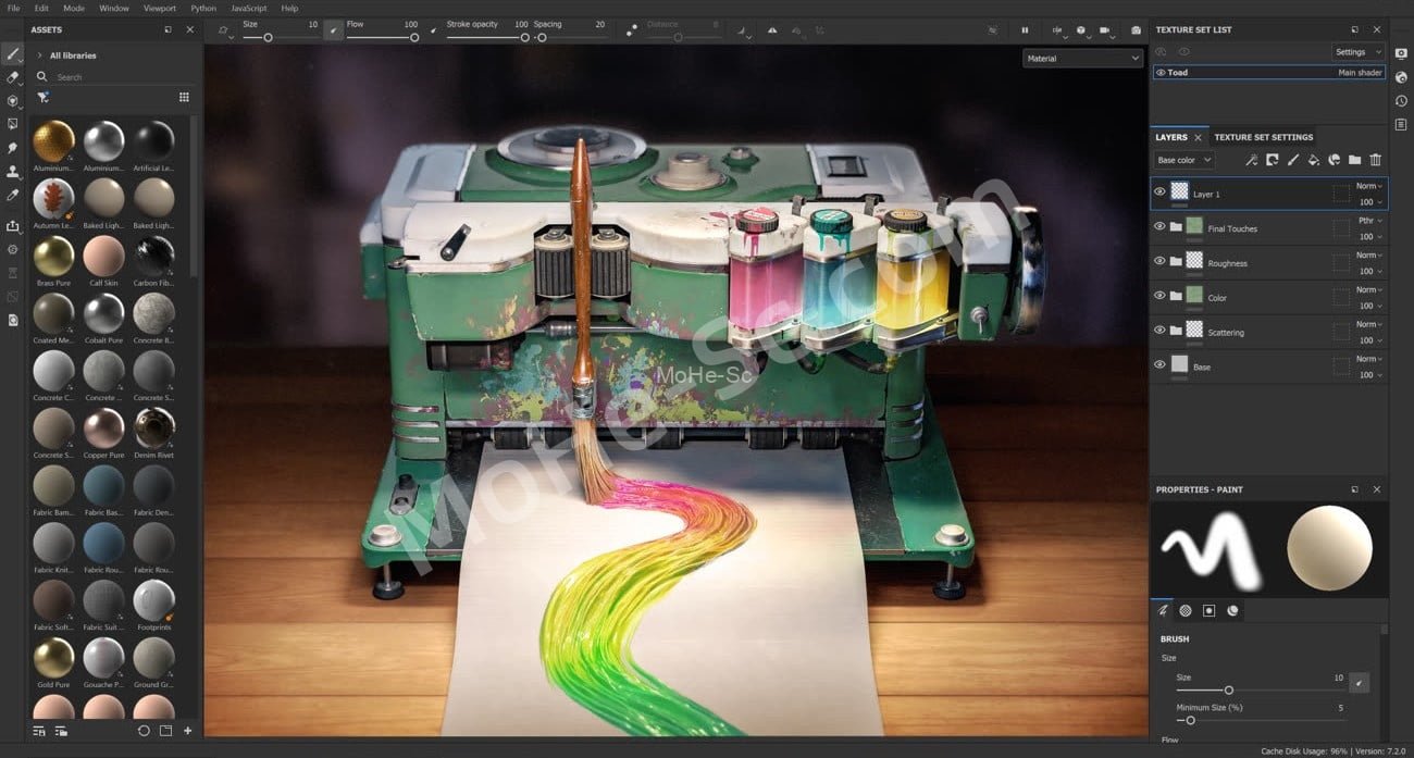 次世代游戏贴图绘制软件 Substance 3D Painter v8.3.1 Win/Mac 中文/英文/破解版