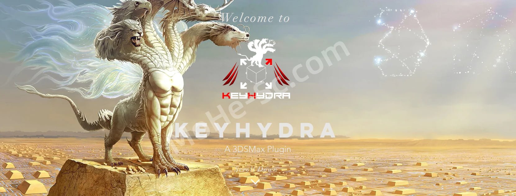 3DS MAX小功能集合插件 KeyHydra 2.008 For 3DS Max 2020-2024 英文破解版