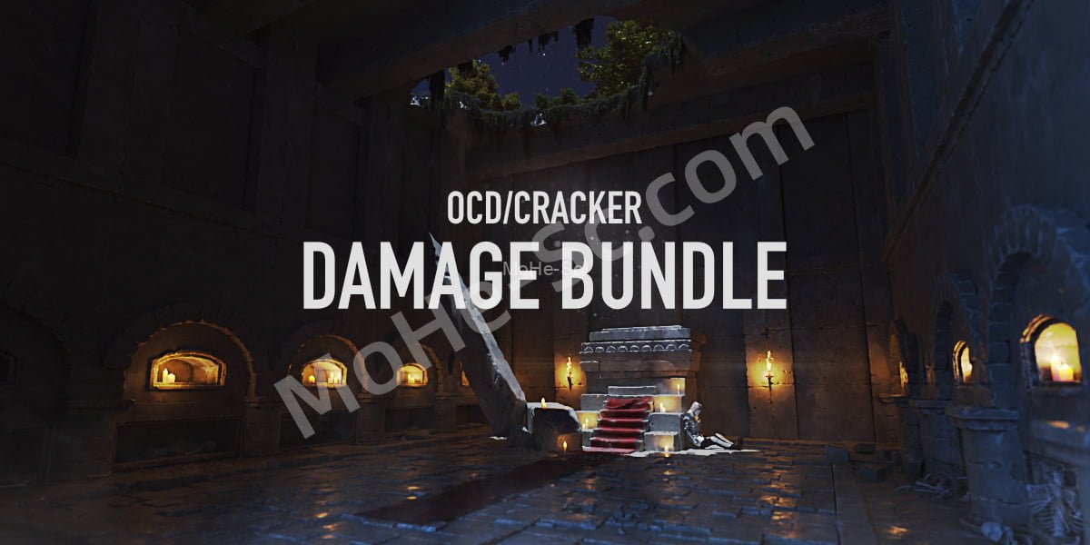 Blender一键生成陈旧破损效果插件 Blender Market – OCD V1.8 One Click Damage For Blender 2.92+