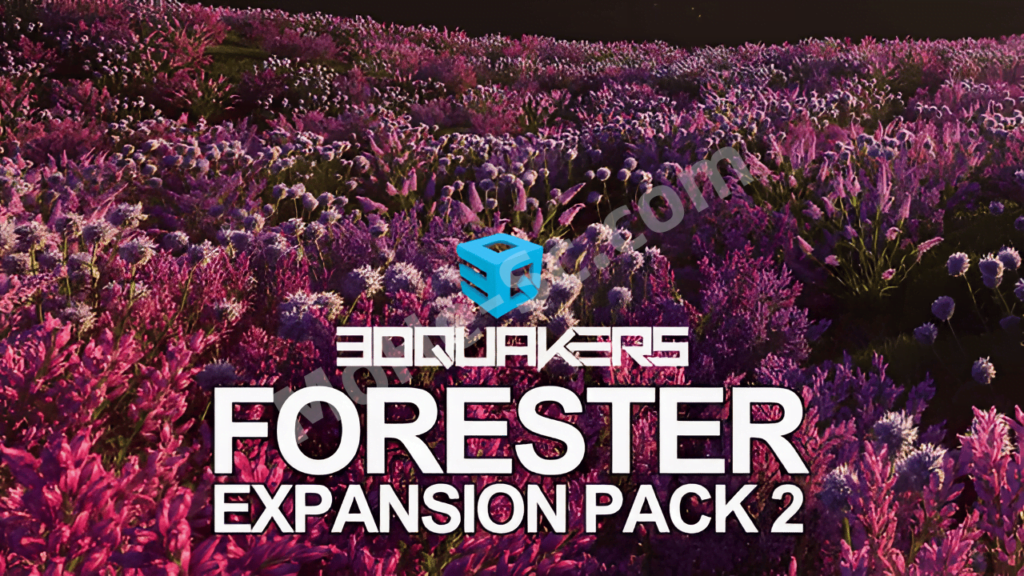 C4D植物树木草地石头生成制作插件 3DQUAKERS – Forester v1.5.5 For Cinema 4D R18-2024 Win + Expansion Pack v1+V2 预设包