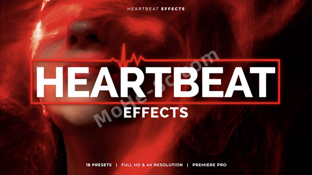 AE+PR紧张心跳视频特效预设 Heartbeat Effects For After Effects /Adobe Premiere CC 2018 +