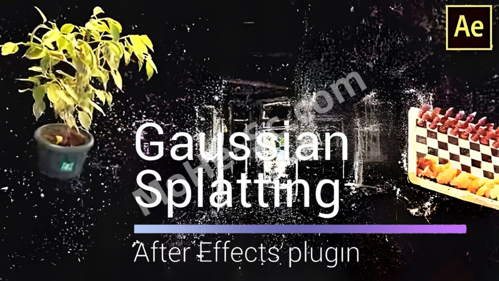 After Effects导入三维重建模型插件 Aescripts Gaussian Splatting V1.2 For AE  2022 ~ 2024