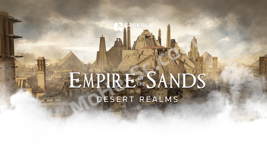 Blender沙漠帝国楼房建筑石头物品资产预设 Empire Of The Sands – Desert Structures Kitbash Greeble Assets For Blender 3.6 +