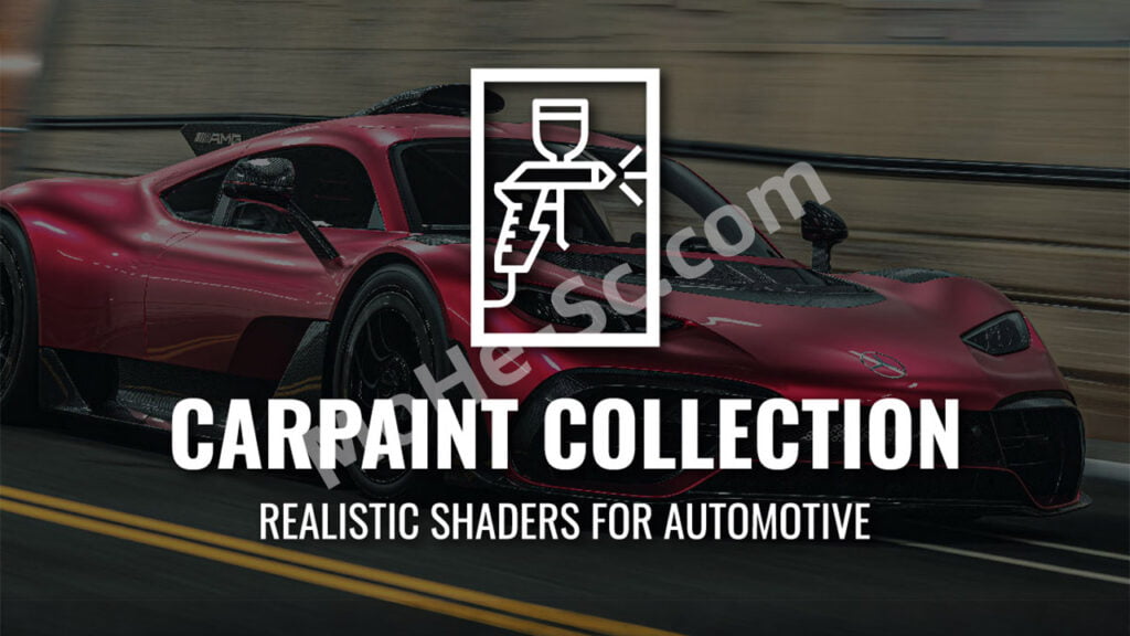 Carpaint Collection 180组Blender车漆材质着色器资产预设 For Blender 3.4+