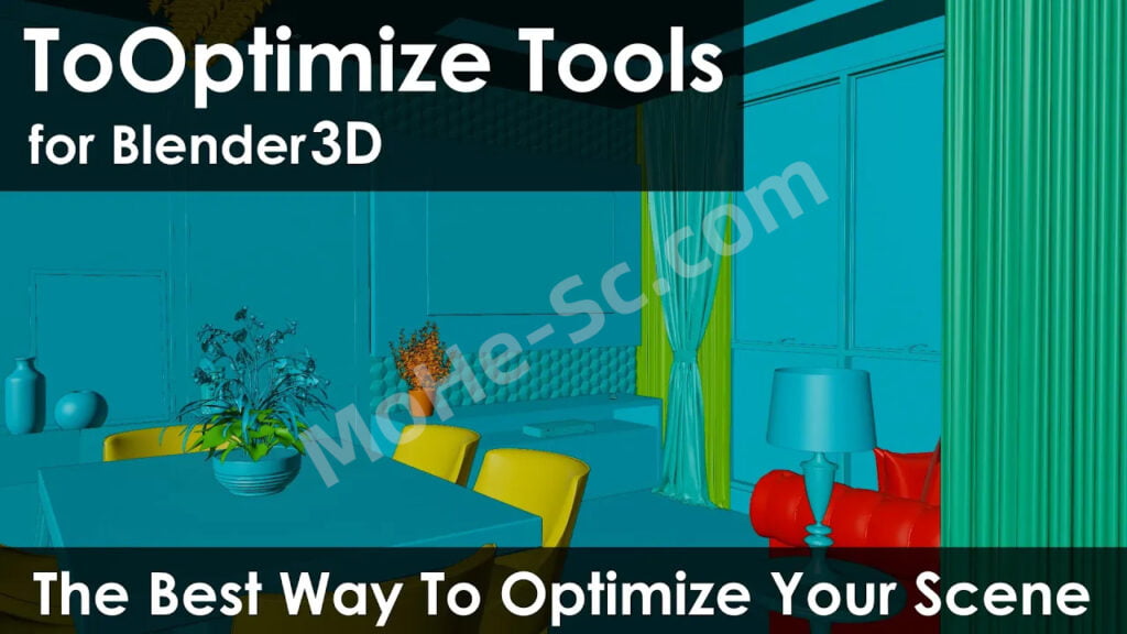 Blender场景分析优化插件 ToOptimize Tools V1.2.7.4 For Blender 2.91 +