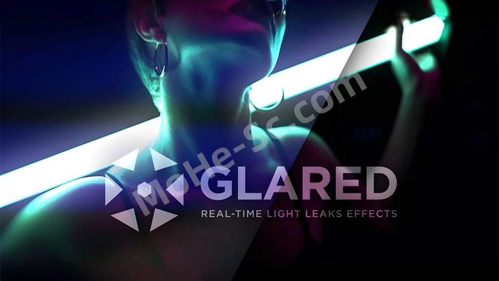 Blender实时光效漏光生成器插件 Glared V1.2.1 For Blender 3.5 +