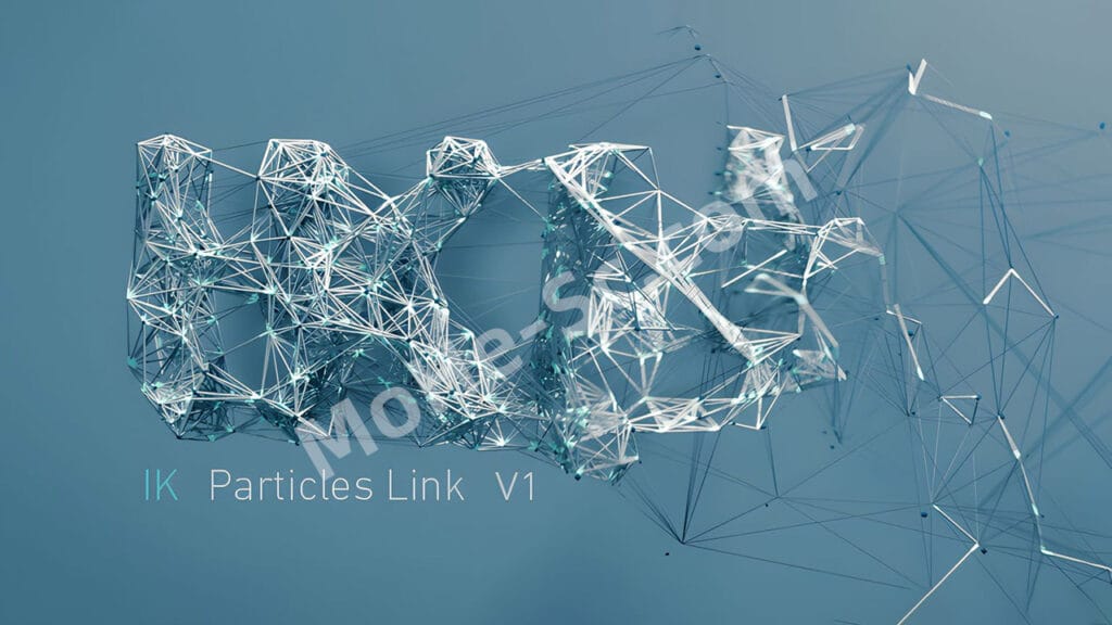 Blender点线连接线条动画插件 Particles Link For Blender 2.8 +