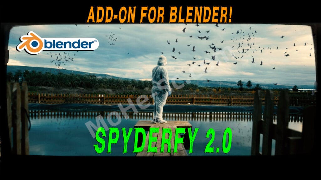 Blender群体动画粒子插件 Spyderfy V2.6 – Boid Systems Add-On For Blender 2.8 +